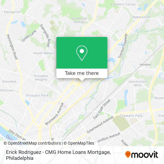 Mapa de Erick Rodriguez - CMG Home Loans Mortgage