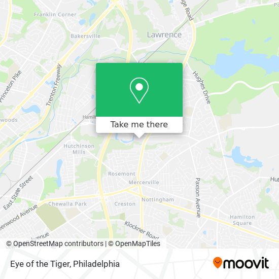 Eye of the Tiger map