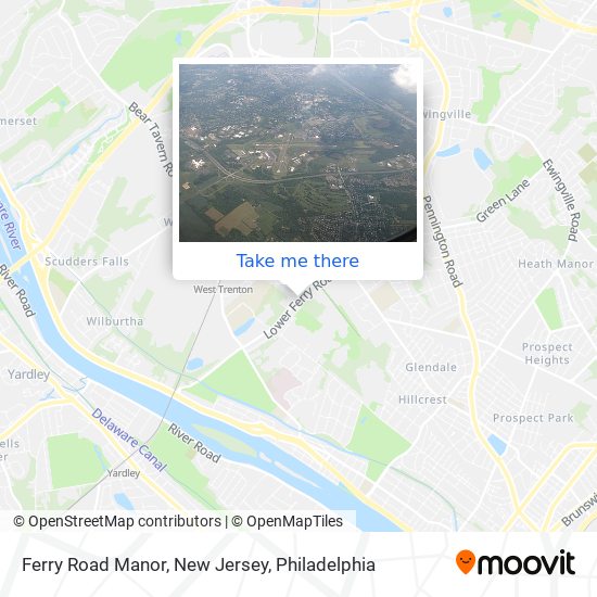 Ferry Road Manor, New Jersey map