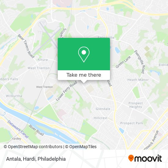 Mapa de Antala, Hardi