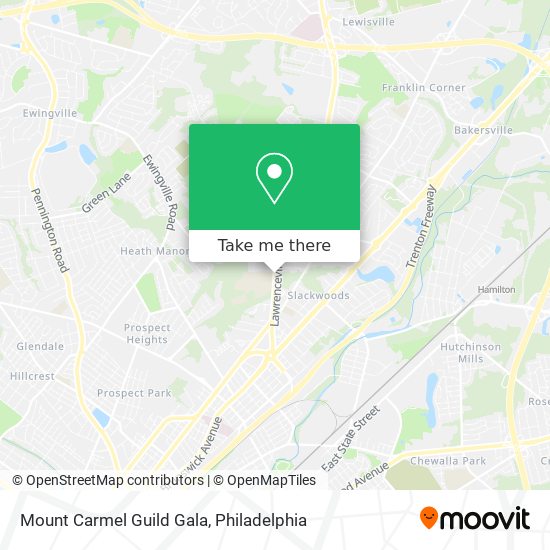 Mount Carmel Guild Gala map