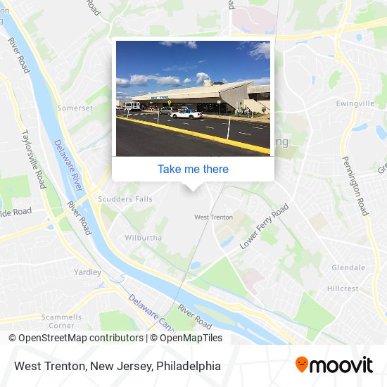Mapa de West Trenton, New Jersey