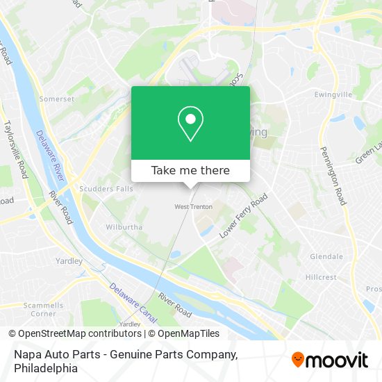 Napa Auto Parts - Genuine Parts Company map