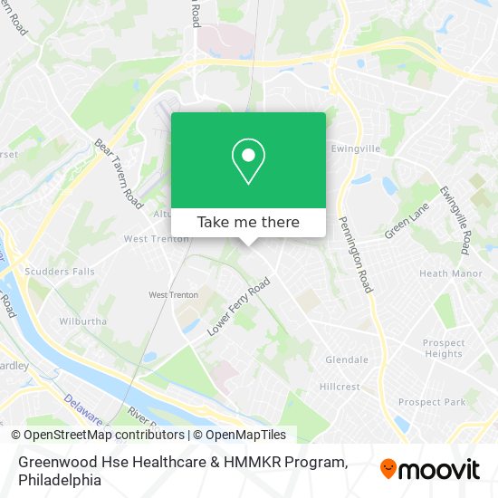 Mapa de Greenwood Hse Healthcare & HMMKR Program