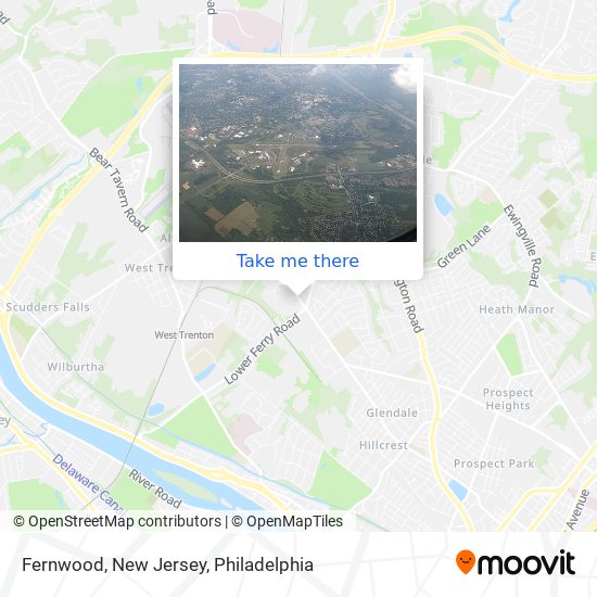 Fernwood, New Jersey map