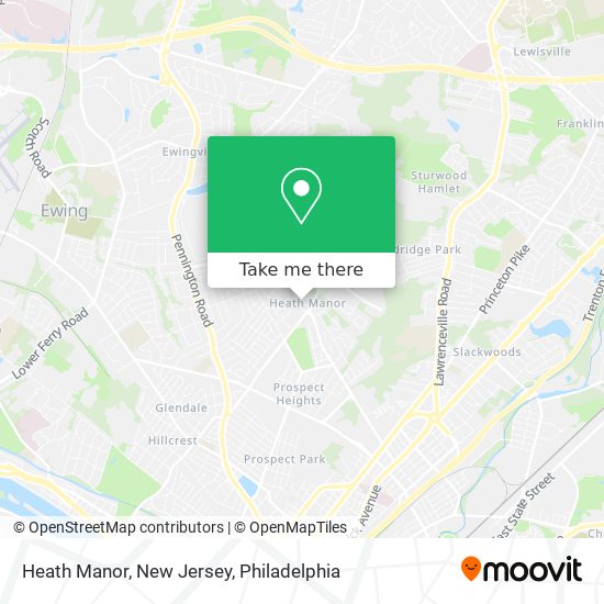 Heath Manor, New Jersey map