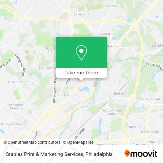 Staples Print & Marketing Services map