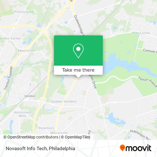 Mapa de Novasoft Info Tech