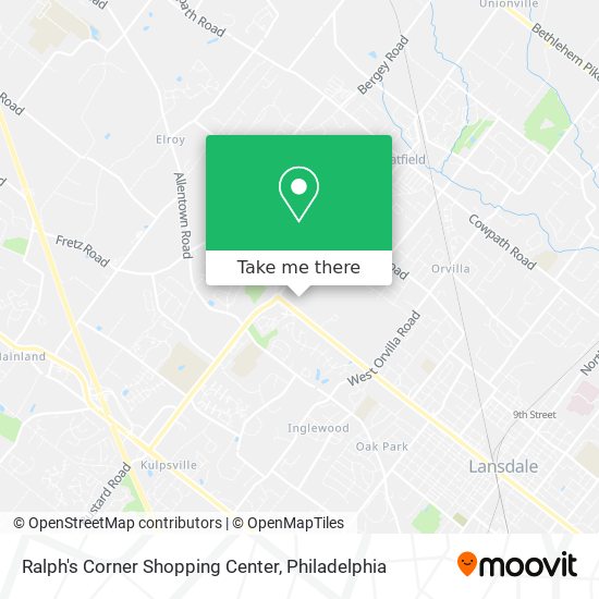 Ralph's Corner Shopping Center map