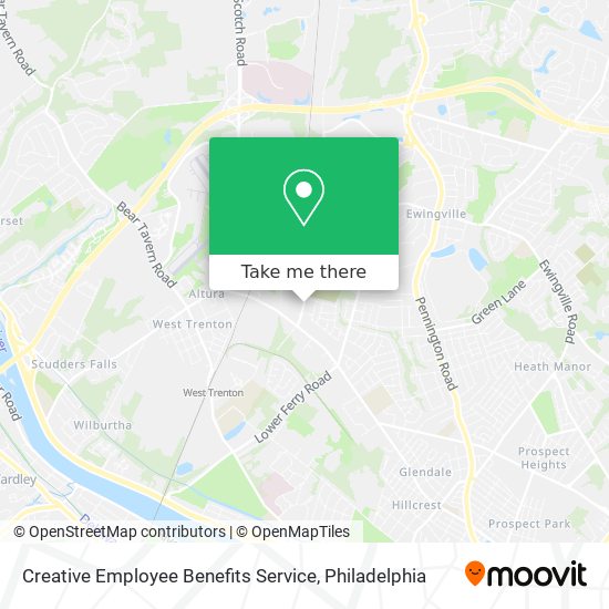 Creative Employee Benefits Service map