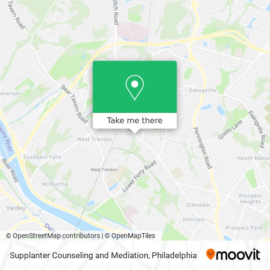 Supplanter Counseling and Mediation map