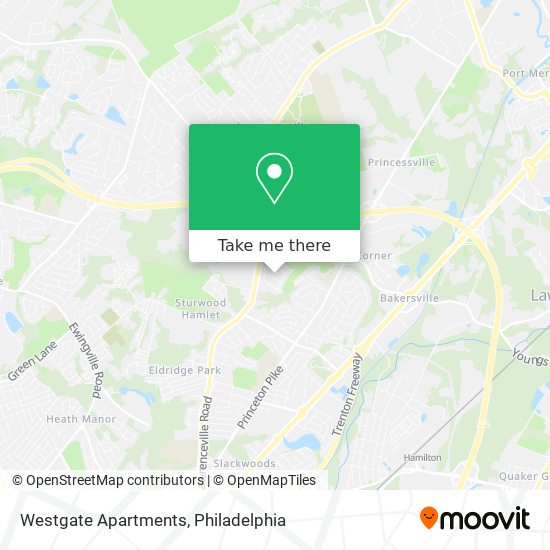 Westgate Apartments map