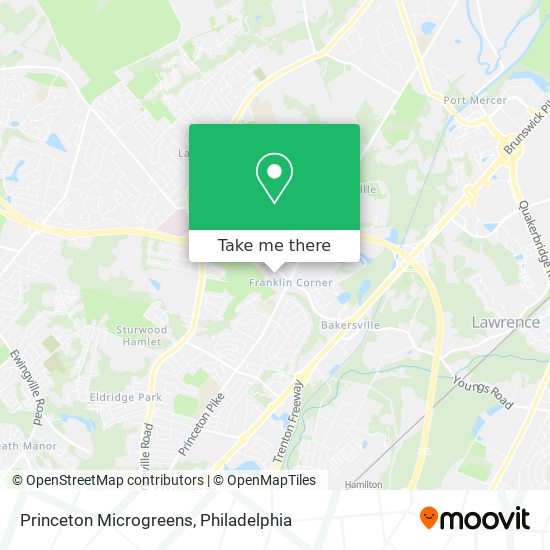 Princeton Microgreens map