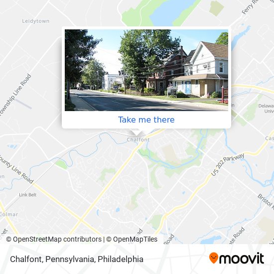 Mapa de Chalfont, Pennsylvania