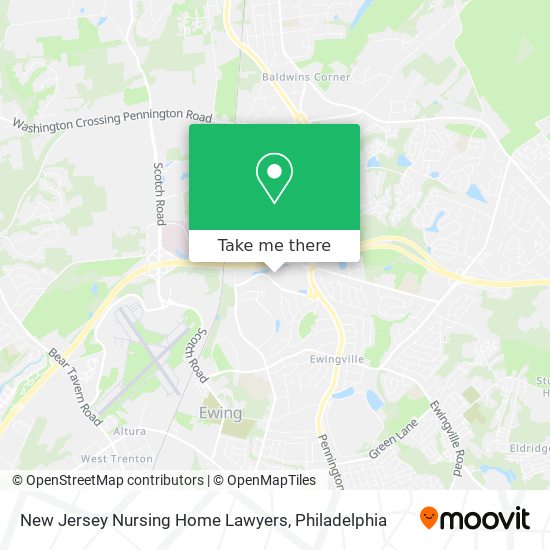 Mapa de New Jersey Nursing Home Lawyers