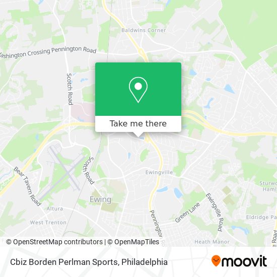 Cbiz Borden Perlman Sports map