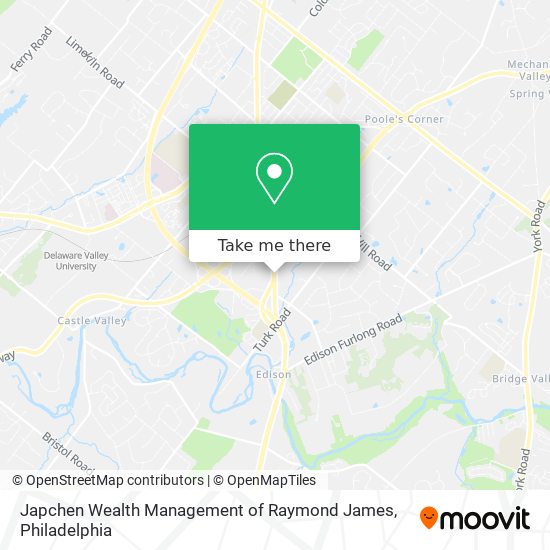 Mapa de Japchen Wealth Management of Raymond James