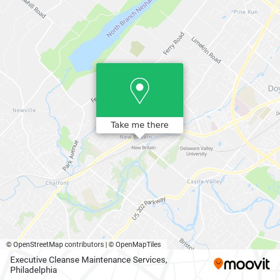 Mapa de Executive Cleanse Maintenance Services