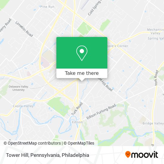 Tower Hill, Pennsylvania map