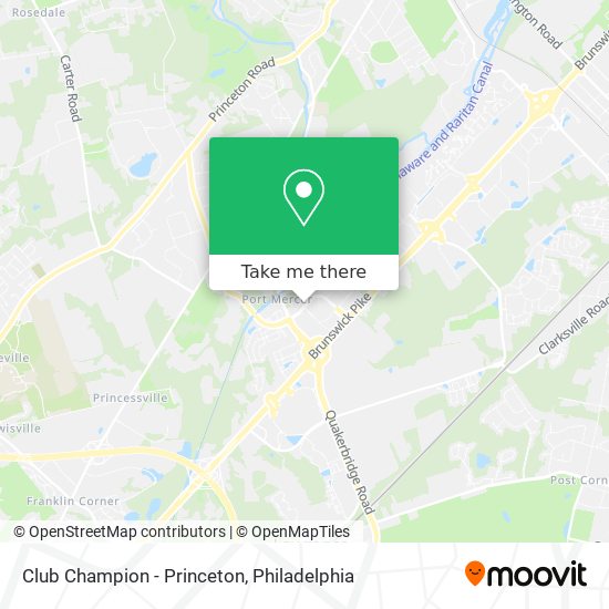 Mapa de Club Champion - Princeton