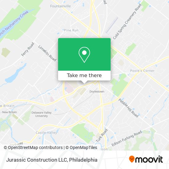 Jurassic Construction LLC map