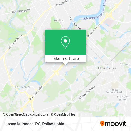 Hanan M Isaacs, PC map