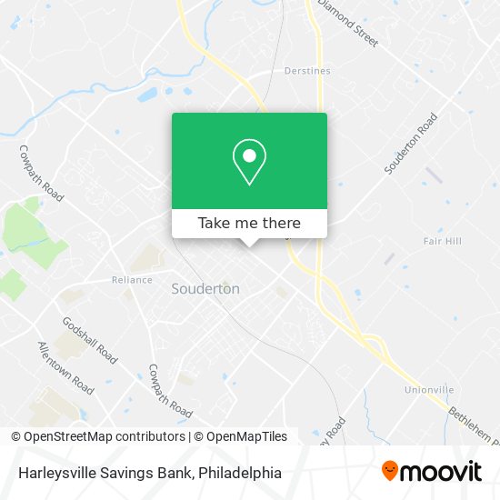 Harleysville Savings Bank map