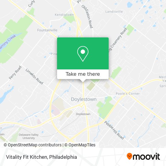 Mapa de Vitality Fit Kitchen