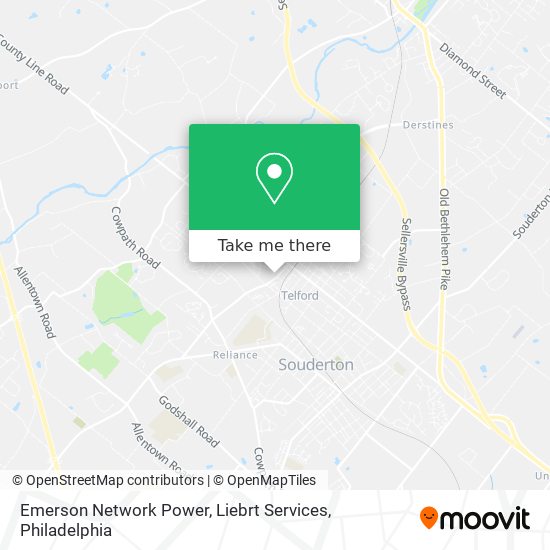 Mapa de Emerson Network Power, Liebrt Services