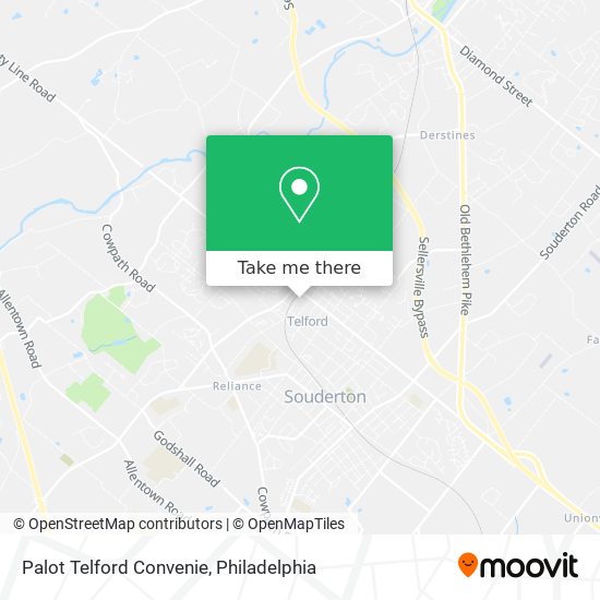 Palot Telford Convenie map