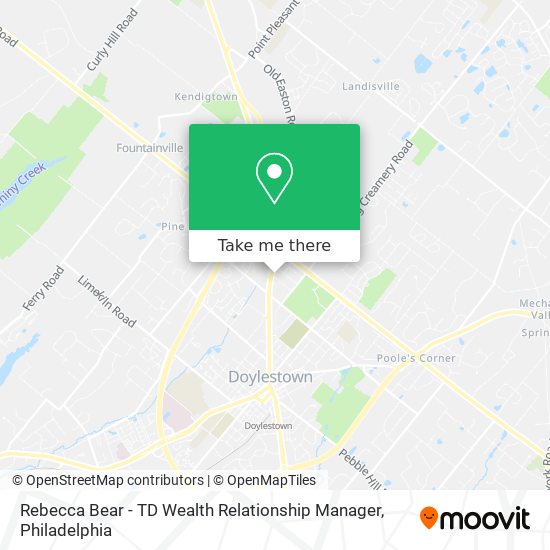 Rebecca Bear - TD Wealth Relationship Manager map