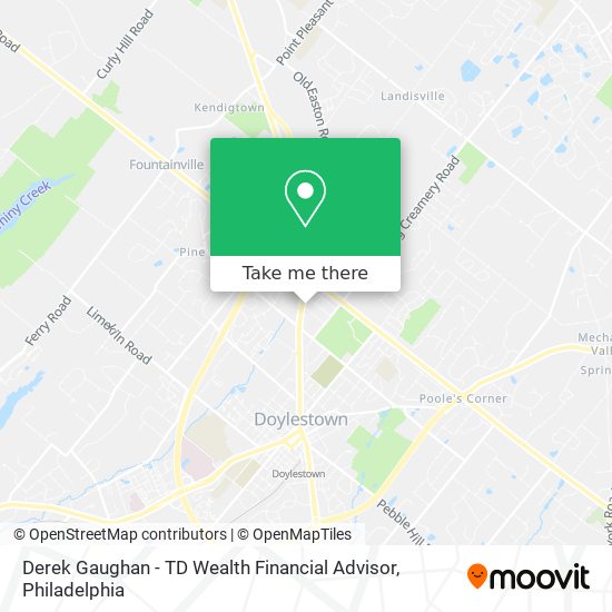 Mapa de Derek Gaughan - TD Wealth Financial Advisor