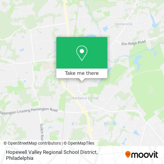 Mapa de Hopewell Valley Regional School District