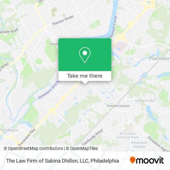 Mapa de The Law Firm of Sabina Dhillon, LLC