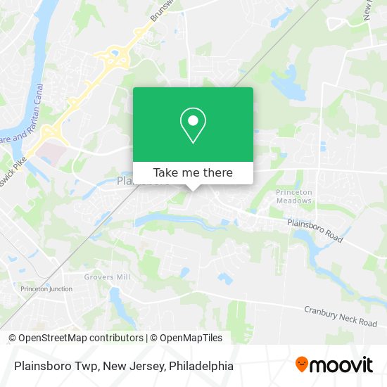 Plainsboro Twp, New Jersey map