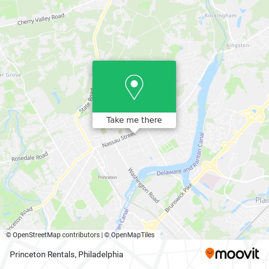 Mapa de Princeton Rentals