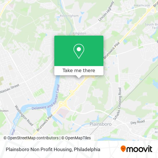 Mapa de Plainsboro Non Profit Housing