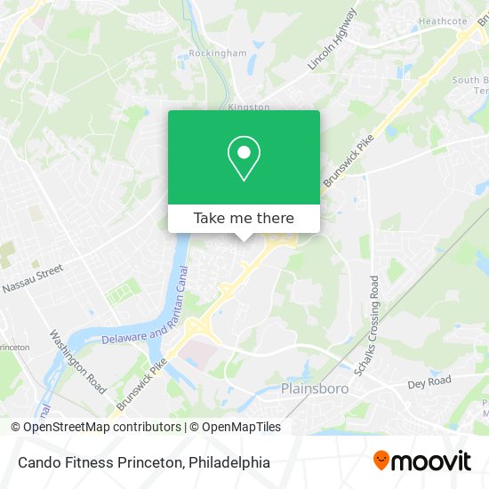 Cando Fitness Princeton map