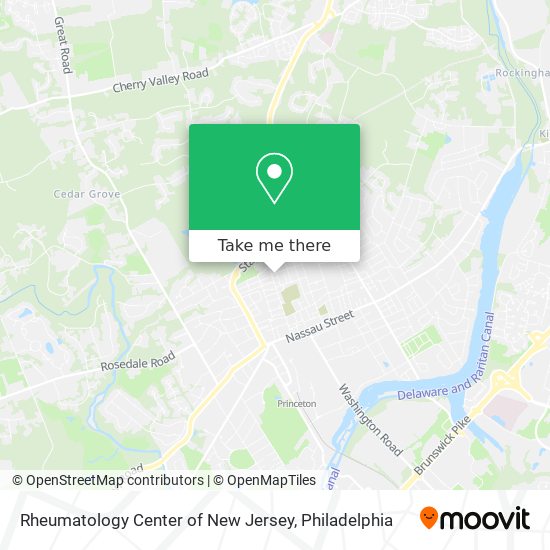 Mapa de Rheumatology Center of New Jersey