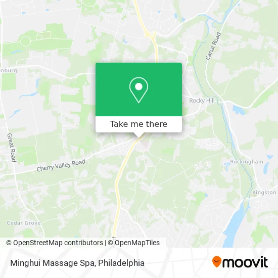 Minghui Massage Spa map