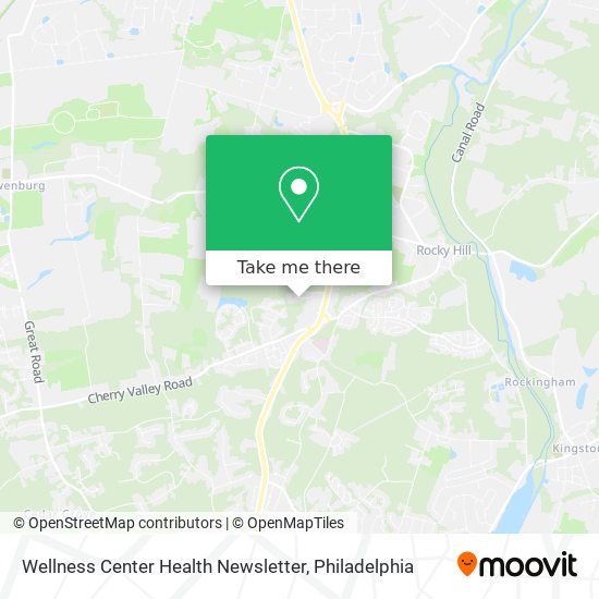 Wellness Center Health Newsletter map