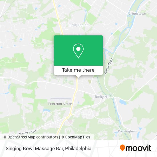 Singing Bowl Massage Bar map