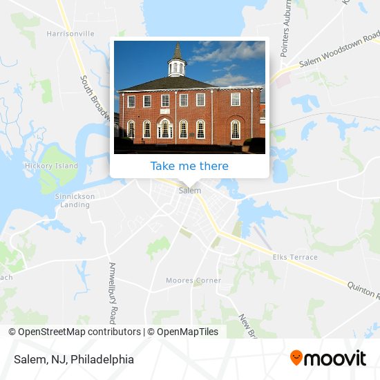 Mapa de Salem, NJ