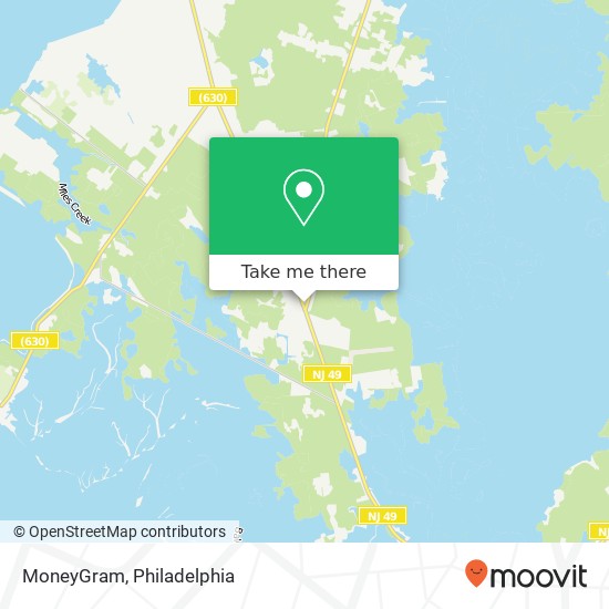 MoneyGram map