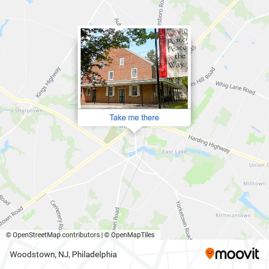 Mapa de Woodstown, NJ
