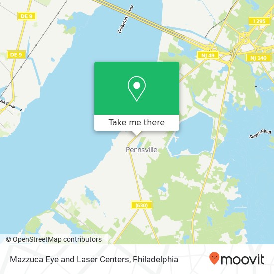 Mazzuca Eye and Laser Centers map