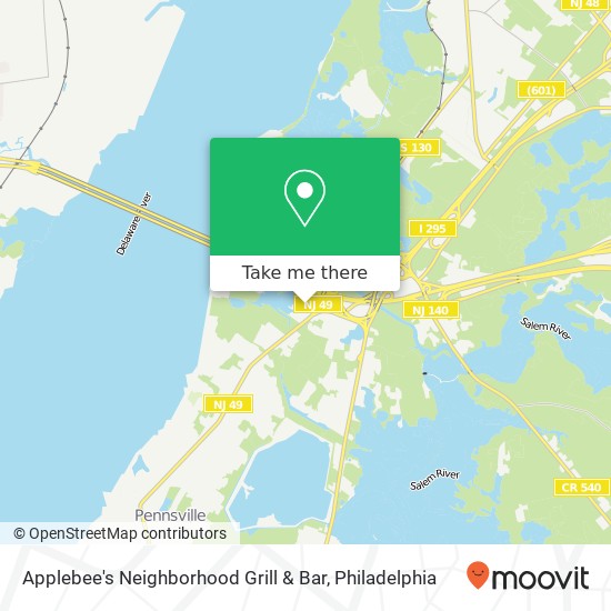 Applebee's Neighborhood Grill & Bar map