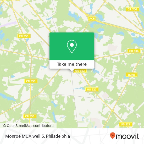 Monroe MUA well 5 map