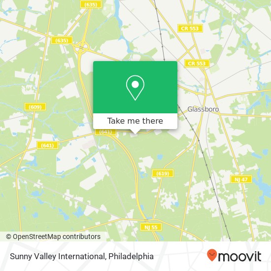 Mapa de Sunny Valley International
