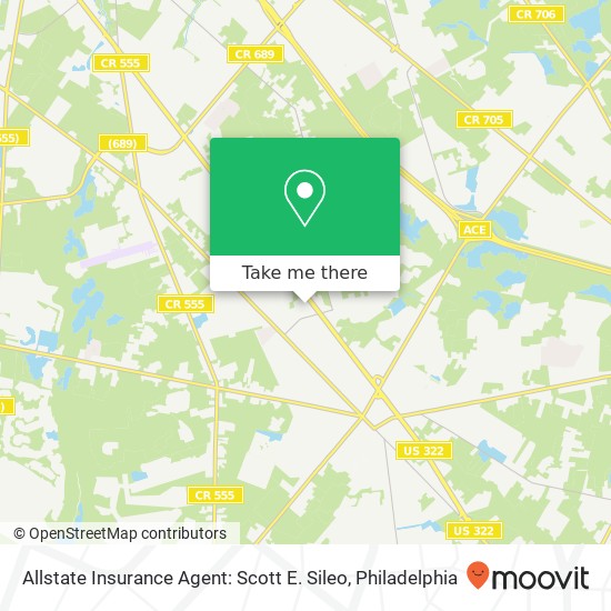 Mapa de Allstate Insurance Agent: Scott E. Sileo